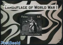Palau 2015 Camouflage Of World War I S/s, Mint NH, History - World War I - Guerre Mondiale (Première)