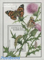 Antigua & Barbuda 1991 Vanessa Cardui S/s, Mint NH, Nature - Butterflies - Antigua And Barbuda (1981-...)