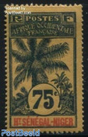 Senegal 1906 75c, Stamp Out Of Set, Unused (hinged), Nature - Trees & Forests - Rotary, Lions Club