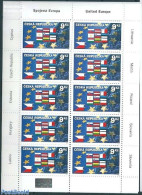 Czech Republic 2004 New EU Members M/s, Mint NH, History - Various - Europa Hang-on Issues - Maps - Altri & Non Classificati