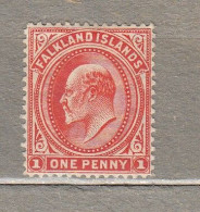 FALKLAND ISLANDS 1906 Edward VII MNH(**) Mi 18Ya #33810 - Falkland Islands