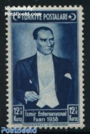 Türkiye 1938 12.5K, Stamp Out Of Set, Unused (hinged), History - Politicians - Otros & Sin Clasificación