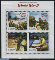 Sierra Leone 2015 World War II 4v M/s, Mint NH, History - Militarism - World War II - Militaria