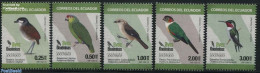 Ecuador 2015 Indegenous Birds 5v, Mint NH, Nature - Birds - Parrots - Ecuador