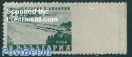 Bulgaria 1952 4St, Imperforated Right, Stamp Out Of Set, Mint NH, Nature - Water, Dams & Falls - Nuevos