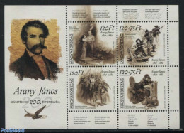 Hungary 2017 Arany Janos S/s, Mint NH, Nature - Horses - Unused Stamps