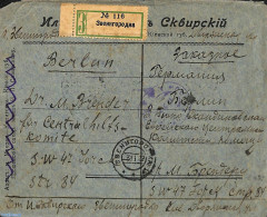Ukraine 1922 Registered Letter From Zvenikorodka To Berlin, Postal History - Ucrania