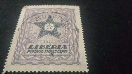 LİBERYA-1920-30   3  C      DAMGALI - Liberia