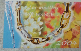 Petit Calendrier De Poche  2004  Bijou Bijoutier Beauvais Oise  -  4 Volets - Kleinformat : 2001-...