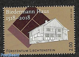 Liechtenstein 2018 Biedermann Haus 500 Years 1v, Mint NH - Nuevos