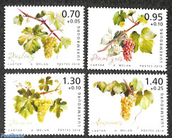 Luxemburg 2018 Moselle Wine Region 4v, Mint NH, Nature - Fruit - Wine & Winery - Ongebruikt