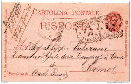 CARTOLINA CON ANNULLO ANCONA - Stamped Stationery