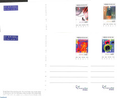 Hong Kong 1998 Illustrated Postcard Set Design (4 Cards), Unused Postal Stationary, Art - Industrial Design - Lettres & Documents