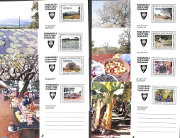 South Africa, Venda 1991 Set Of 8 Illustrated Postcards, Unused Postal Stationary, Nature - Trees & Forests - Rotary, Lions Club