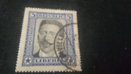 LİBERYA-1920-30   5  C      DAMGALI - Liberia