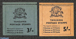 Tanzania 1965 Independence 2 Booklets, Mint NH, Stamp Booklets - Non Classés