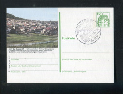 "BUNDESREPUBLIK DEUTSCHLAND" 1981, Bildpostkarte Mit Bildgleichem Stempel Ex "BAD SALZSCHLIRF" (L1049) - Postales Ilustrados - Usados