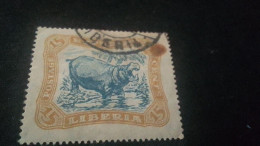 LİBERYA-1920-30   15  C      DAMGALI - Liberia