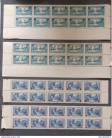 LEBANON لبنان GRAND LIBAN 1943 STAMPS OF 1937 IN OVERPRINT CAT YVERT N 181-182-183-185 MNH - Unused Stamps