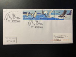 Lettre "Les Oiseaux" 27/10/2017 - 822/824 -TAAF - Kerguelen - Storia Postale