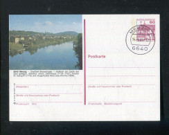 "BUNDESREPUBLIK DEUTSCHLAND" 1983, Bildpostkarte Mit Bildgleichem Stempel Ex "MERZIG-BESSERINGEN" (L1055) - Illustrated Postcards - Used