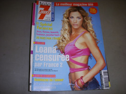 TELE 7 JOURS 2198 07.2002 LOANA CHARLES BERLING MARINE DELTERME ROSANNA ARQUETTE - Television