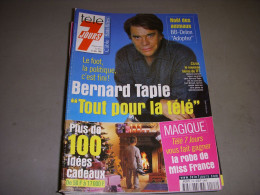 TELE 7 JOURS 2168 12.2001 BERNARD TAPIE MICHEL DRUCKER GERARD MILLER CHER - Télévision