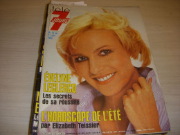 TELE 7 JOURS 1307 06.1985 E LECLERCQ REGINE POULIDOR Les CHARLOTS PIRONI MERIL - Télévision