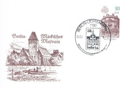 DDR 4 Ganzsachenkarten 1987 - 750 Jahre Berlin - Sehenswürdigkeiten, Architektur Sonderstempel - Cartes Postales - Oblitérées