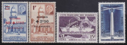 Côte De Somalis .  Y&T   .    4  Timbres    .   *    .    Neuf Avec Gomme - Unused Stamps
