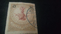 LİBERYA-1920-30   50  C      DAMGALI - Liberia
