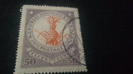 LİBERYA-1920-30   50  C      DAMGALI - Liberia