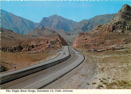 Etats Unis - Virgin River Gorge - Interstate 15 - Etat De Utah - Utah State - Carte Dentelée - CPSM Grand Format - Carte - Altri & Non Classificati