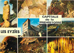 24 - Les Eyzies - Capitale De La Préhistoire - Multivues - Grotte - CPM - Voir Scans Recto-Verso - Les Eyzies