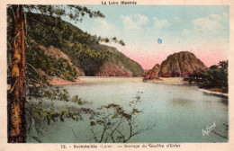 RECTO/VERSO - CPA - ROCHETAILLEE - BARRAGE DU GOUFFRE D'ENFER - CACHET 1955 - DEVINEZ QUI A ECRIT - Rochetaillee