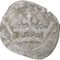 France, Charles IV, Double Parisis, 1323-1328, Billon, B+, Duplessy:244b - 1322-1328 Karel IV De Schone