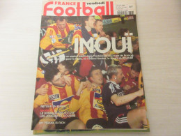 FRANCE FOOTBALL 2818B 14.04.2000 NANTES CALAIS OM MARSEILLE LYON COUPET PSG 1971 - Autres & Non Classés