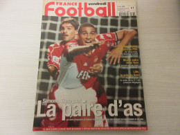 FRANCE FOOTBALL 2808B 04.02.2000 MONACO TREZEGUET SIMONE PSG CHRISTIAN REIMS 57 - Altri & Non Classificati