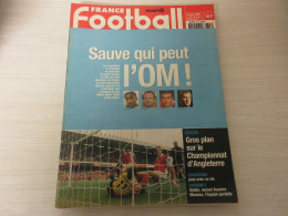 FRANCE FOOTBALL 2806 18.01.2000 OM MARSEILLE MONACO SEDAN DUGARRY MARADONA - Autres & Non Classés