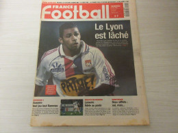 FRANCE FOOTBALL 2792B 15.10.1999 LYON VAIRELLES NANTES PIOCELLE RENNES INZAGHI  - Autres & Non Classés