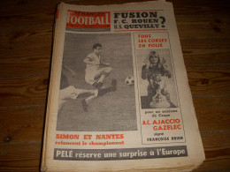 FRANCE FOOTBALL 1141 23.01.1968 NANTES SIMON BRESIL PELE Aimore MOREIRA  - Altri & Non Classificati