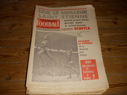 FRANCE FOOTBALL 1131 14.11.1967 St ETIENNE BENFICA SOCHAUX NICE LILLE NANTES - Sonstige & Ohne Zuordnung