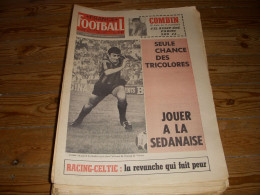 FRANCE FOOTBALL 1128 24.10.1967 AVANT FRANCE BELGIQUE VAN HIMST VANDEN STOCK  - Autres & Non Classés