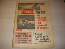 FRANCE FOOTBALL 1098 28.03.1967 BASTIA FRANCE ROUMANIE GONDET LOUBET ALGERIE - Other & Unclassified