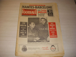 FRANCE FOOTBALL 1104 09.05.1967 NANTES BARCELONE MULLER AJACCIO DELLE PELE - Other & Unclassified