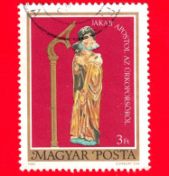 UNGHERIA - Usato - 1980 - Scrigno Di Pasqua Di Garamszentbenedek - Apostolo Giacomo - 3 - Used Stamps