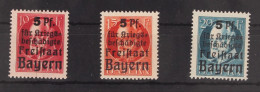 Bayern 171-173 Postfrisch #GM027 - Mint