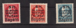Bayern 171-173 Postfrisch #GM025 - Neufs
