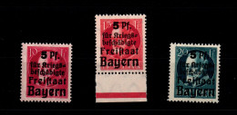 Bayern 171-173 Postfrisch #GL486 - Postfris