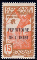 380 Guyane Inini 15c Archer Bow And Arch MH * Neuf (f3-INI-15) - Tiro Al Arco